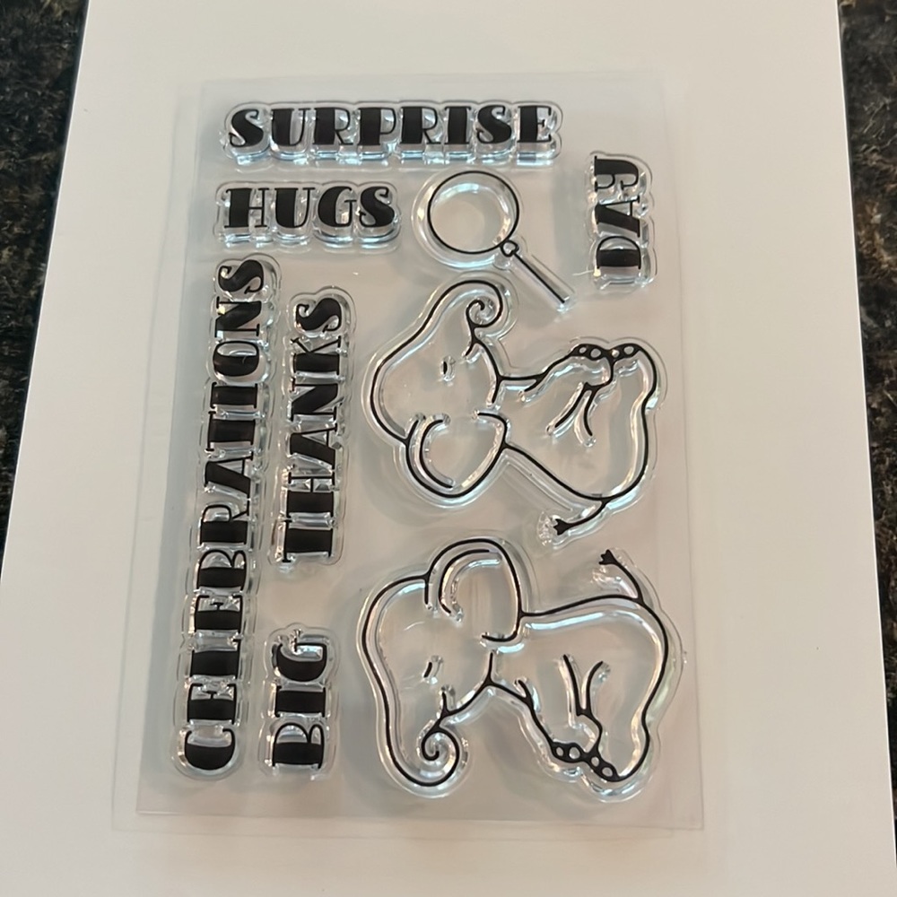 Set of 3 die cut tools and stamps - Picture 3 of 8